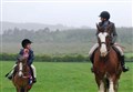 Moray 'little and large' riders and champion horses make striking duo