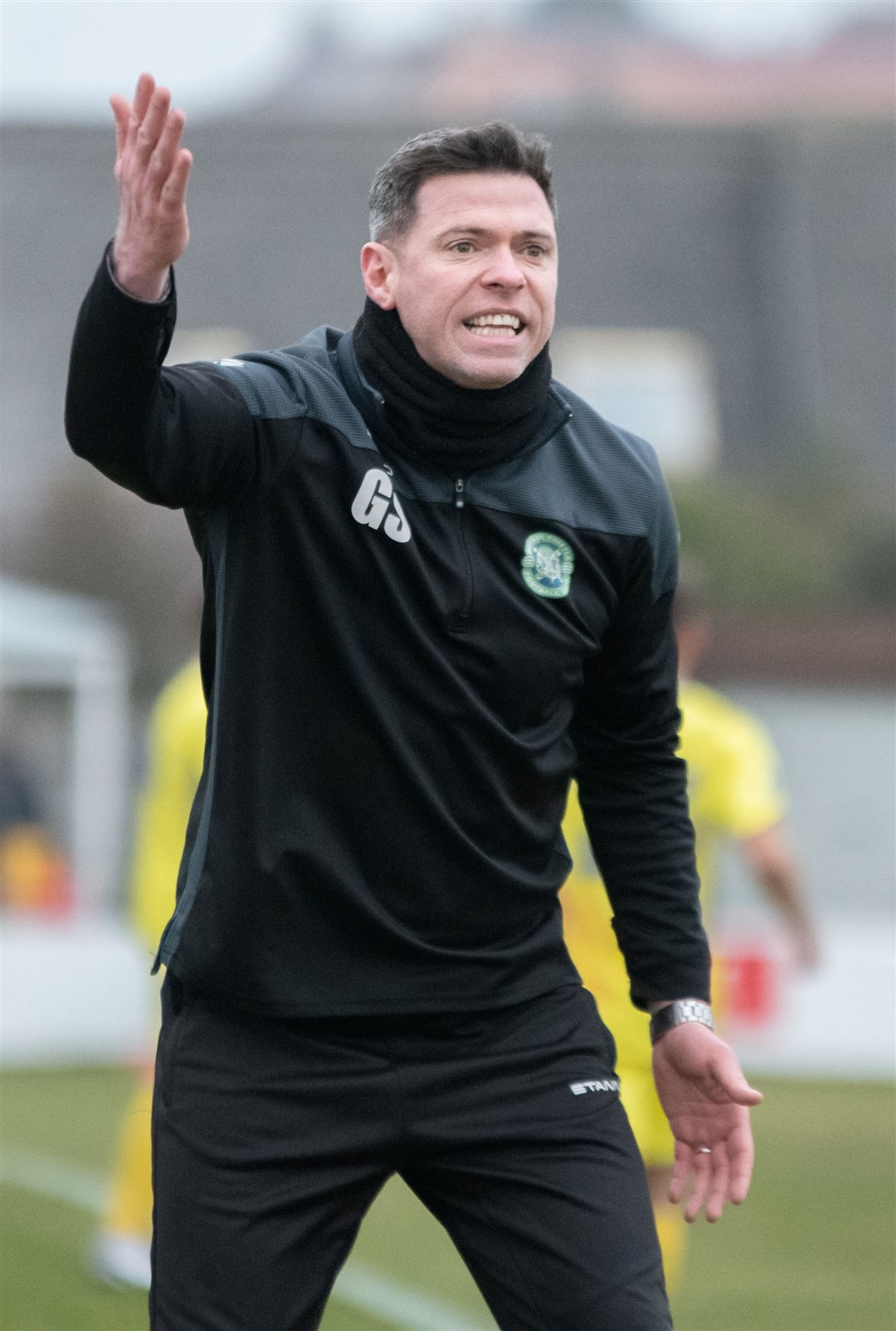“The way I manage, I am all in” was Graeme Stewart’s description of his managerial style at Buckie. Picture: Daniel Forsyth..