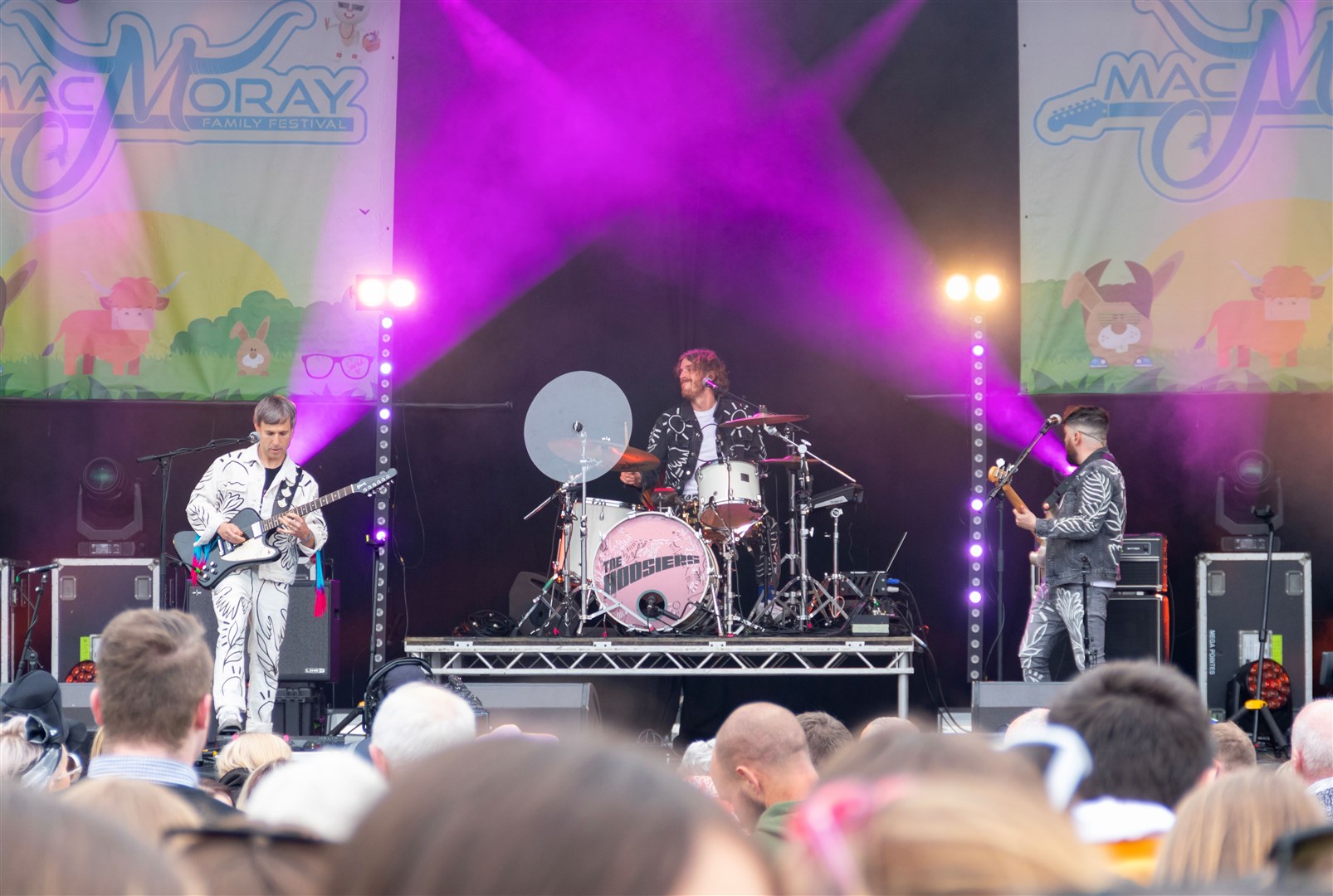 The Hoosiers performing on the main stage on Saturday afternoon.MacMoray Music Festival 2024, held at Cooper Park, Elgin.Picture: Beth Taylor