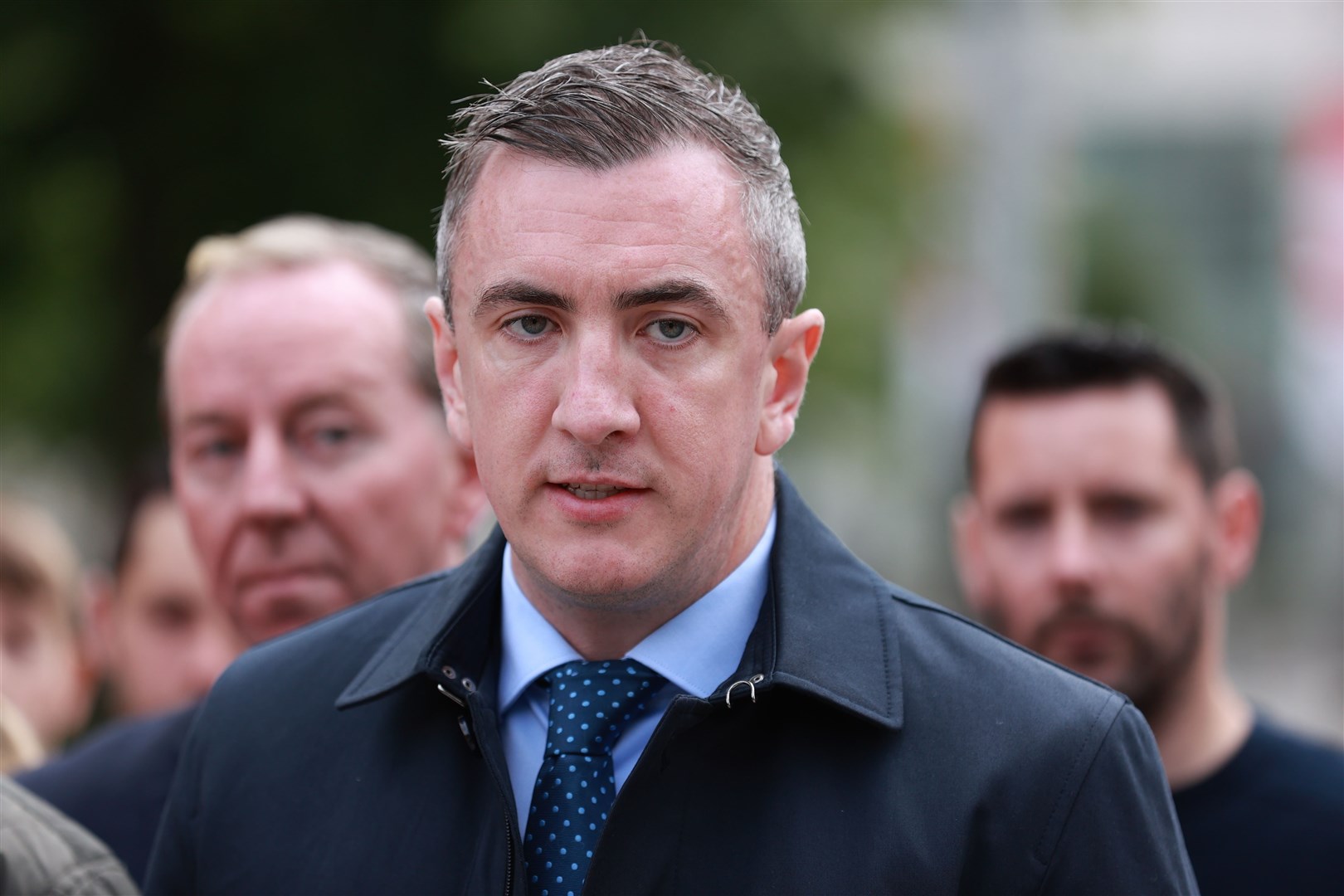 Solicitor Gavin Booth represents the McKearney and Fox families (Liam McBurney/PA)