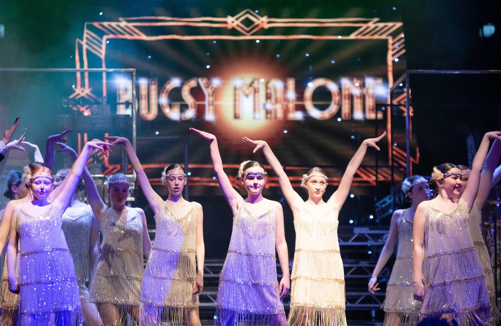 St Giles' Theatre Group perform Bugsy Malone at the Elgin Town Hall. Picture: Daniel Forsyth.