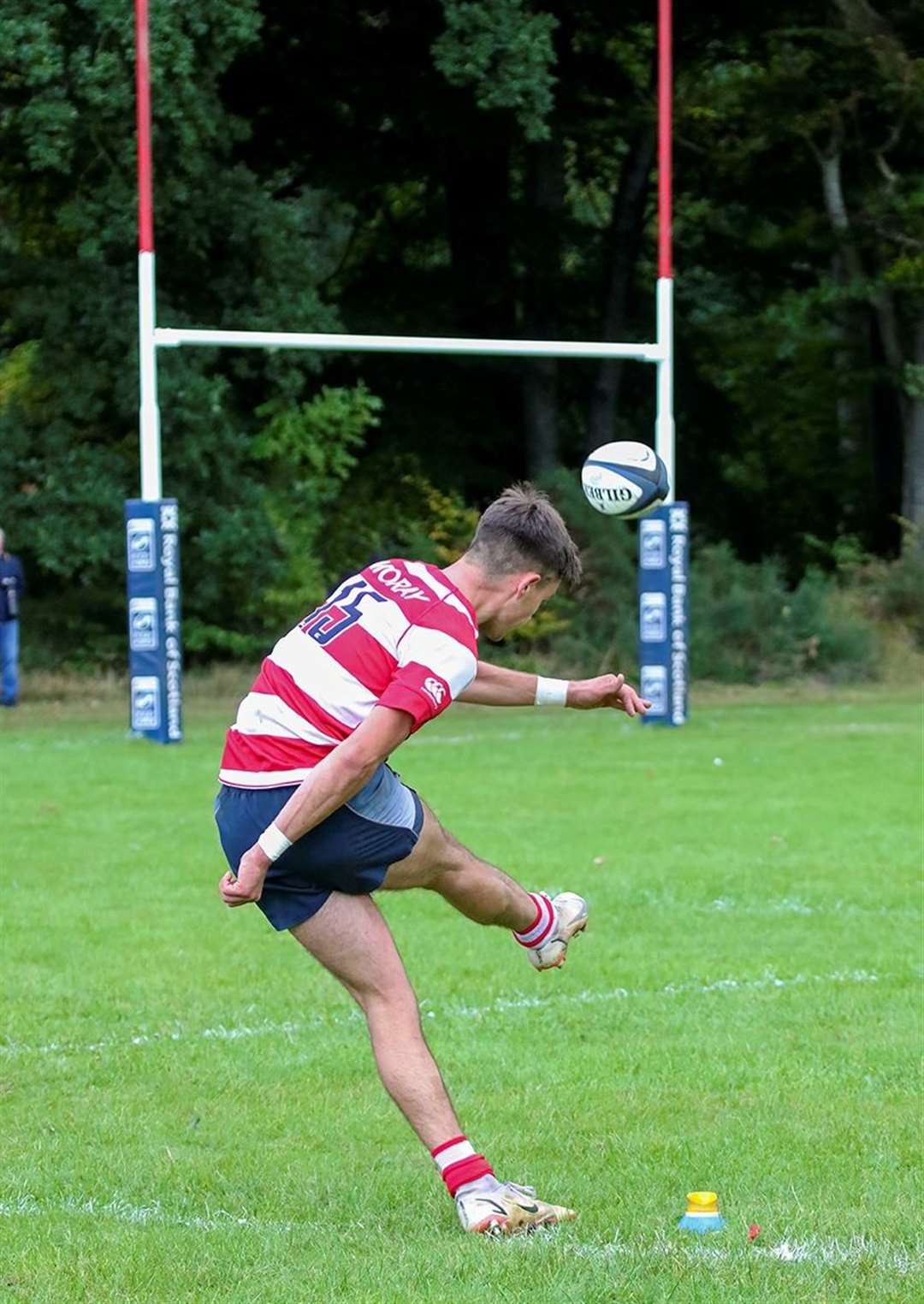 Hours of practise have helped Rory Millar become a deadly kicker in rugby.