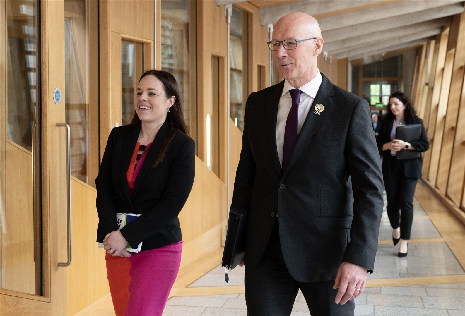 First Minister John Swinney chose Kate Forbes as his Deputy First Minister (Lesley Martin/PA)