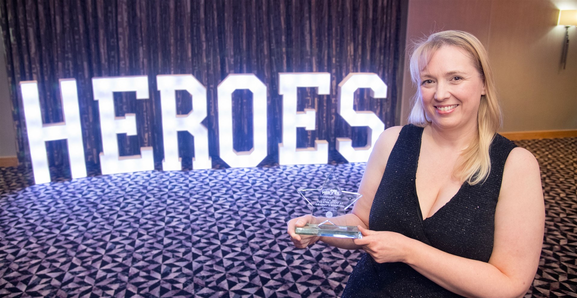 Healthcare Hero of the Year Award - sponsored by Specsavers - was the Theatre staff at Dr Gray's.Moray and Banffshire Heroes Awards 2024, held at the Banff Springs Hotel. Picture: Daniel Forsyth.