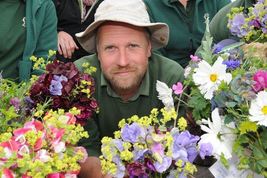 Head gardener Ed Bollam.