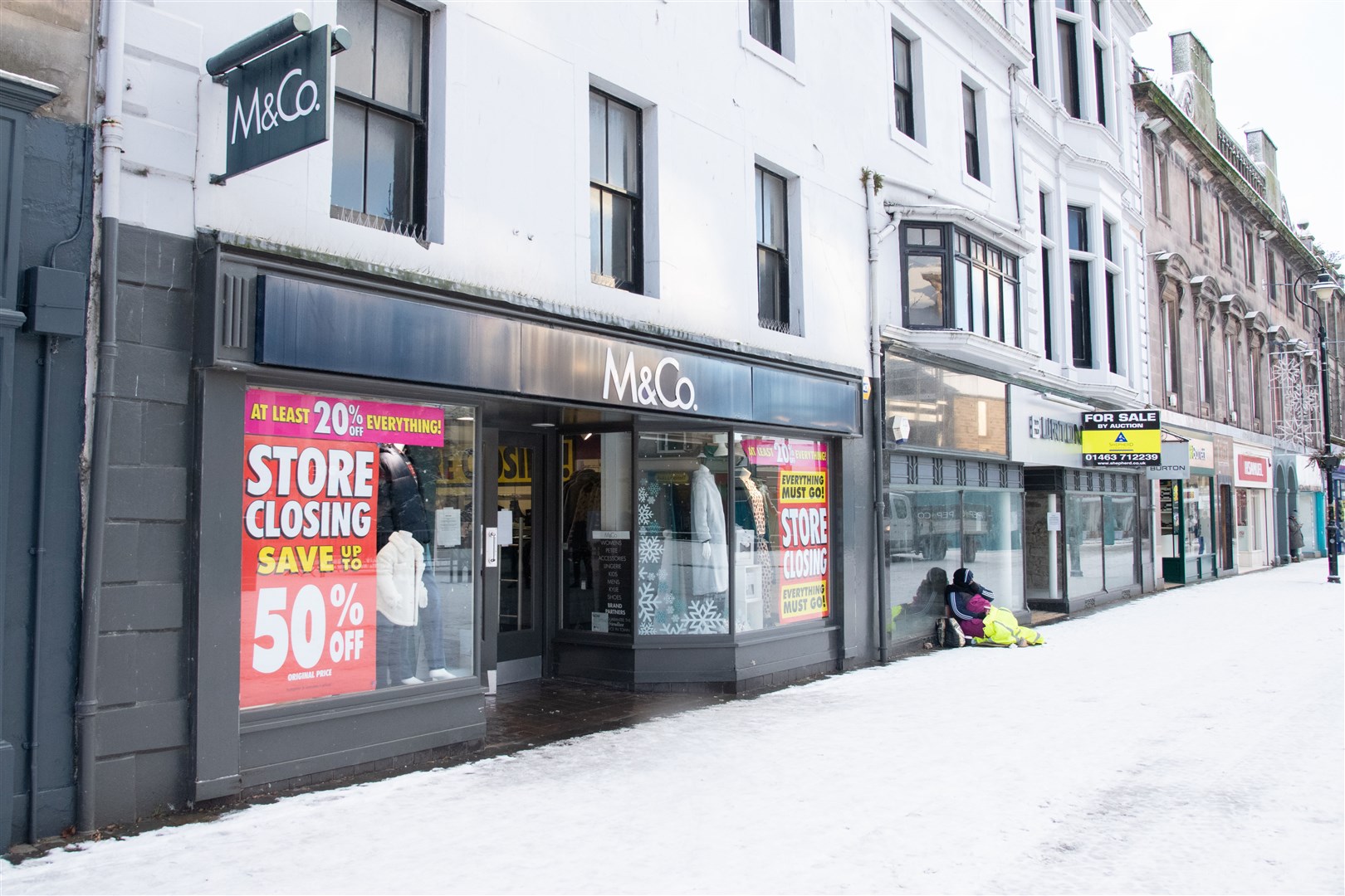 The former M&Co Store on Elgin High Street, which closed in December 2022. Picture: Daniel Forsyth..