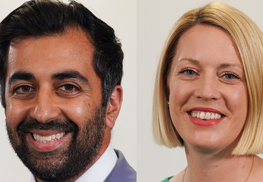 First Minister Humza Yousaf and Education Secretary Jenny Gilruth.