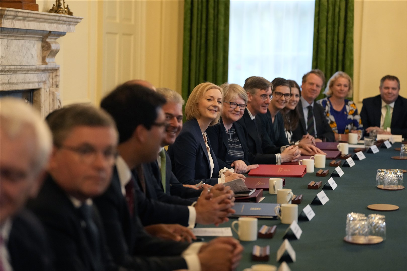 Liz Truss chairs her first Cabinet meeting (Frank Augstein/PA)