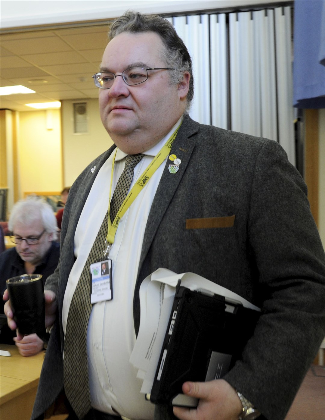 Moray Council leader Councillor Graham Leadbitter. Picture: Eric Cormack.