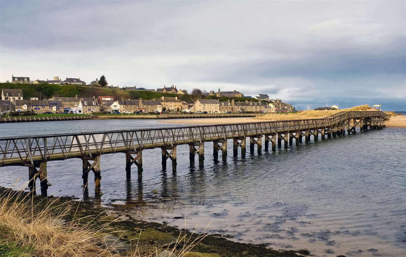 Lossiemouth's East Beach footbridge. Picture: Reader Tom McPherson, from Hopeman.