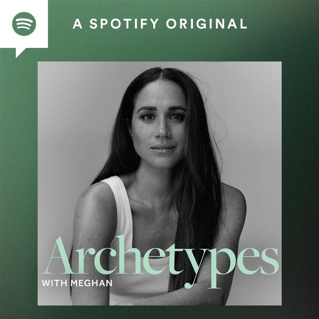 The podcast cover of Archetypes showing the Duchess of Sussex (PA)