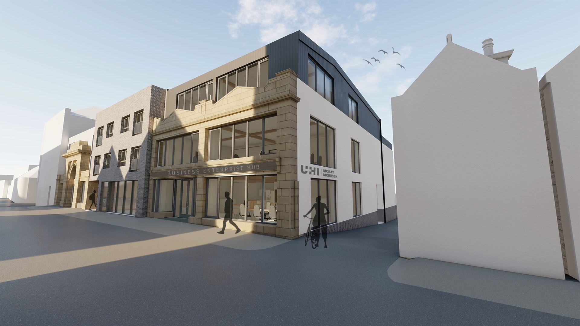 The plans would see derelict and disused buildings in the centre of Elgin transformed.