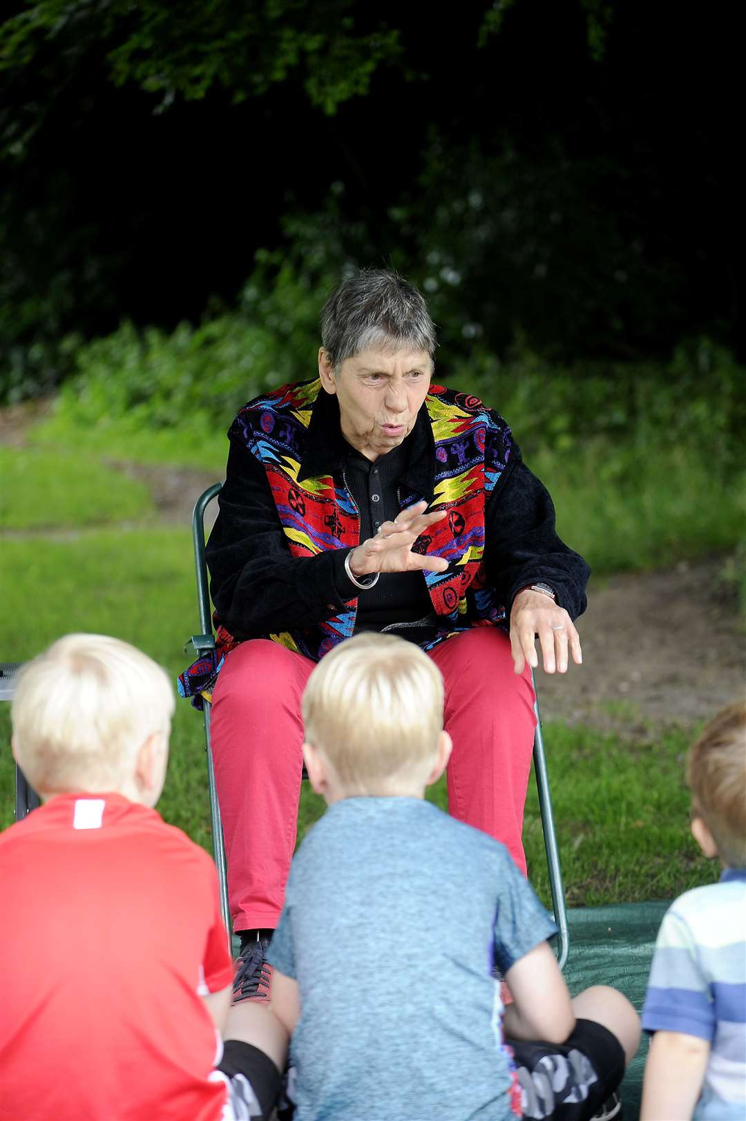 Children’s storyteller, Sylvia Robertson.