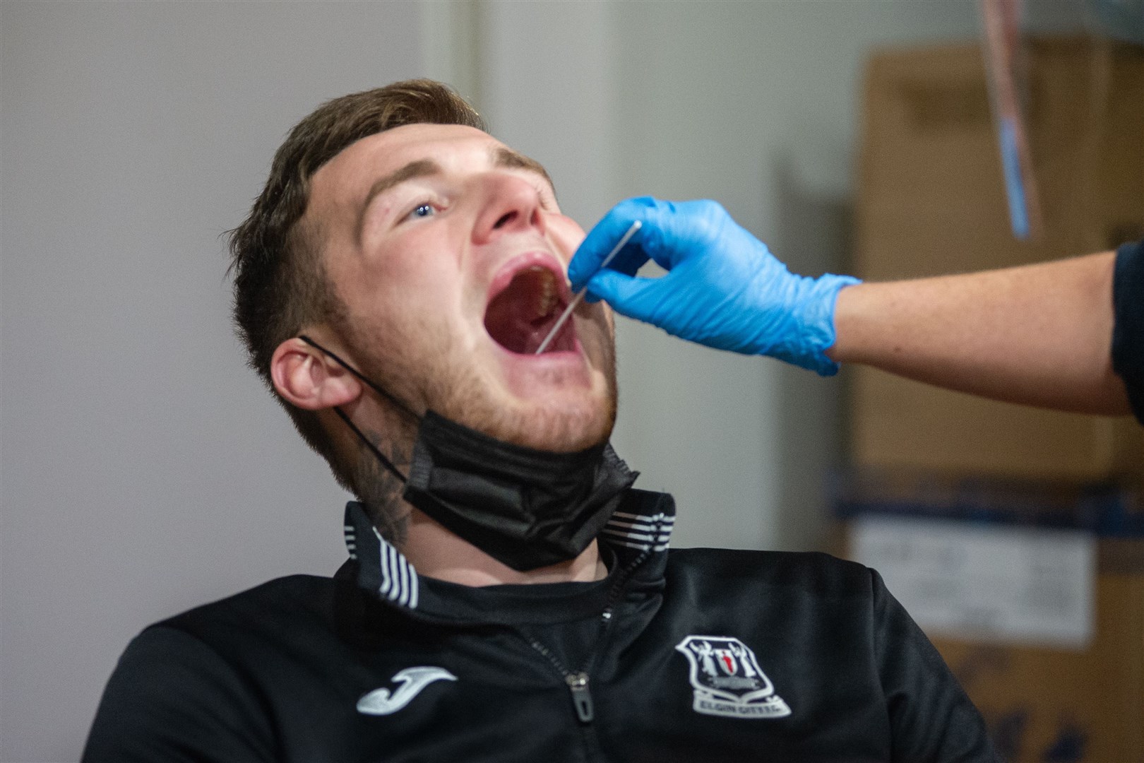 Elgin City players will be tested on a daily basis for the remainder of the year. Picture: Daniel Forsyth..
