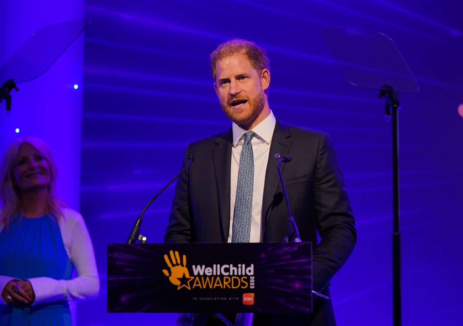 The Duke of Sussex giving a speech at the annual WellChild Awards (Yui Mok/PA)