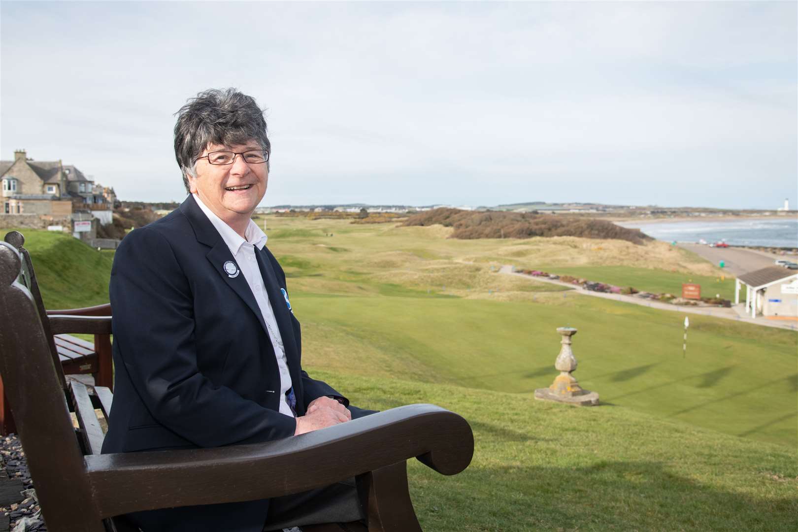 Elizabeth Munro, from Moray, has been named Scottish Golf President. Picture: Daniel Forsyth.