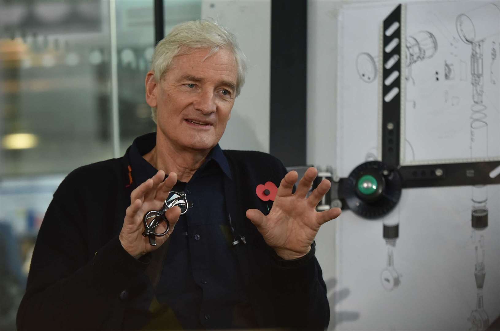 James Dyson moved up to second on the list (Jeff Overs/BBC)