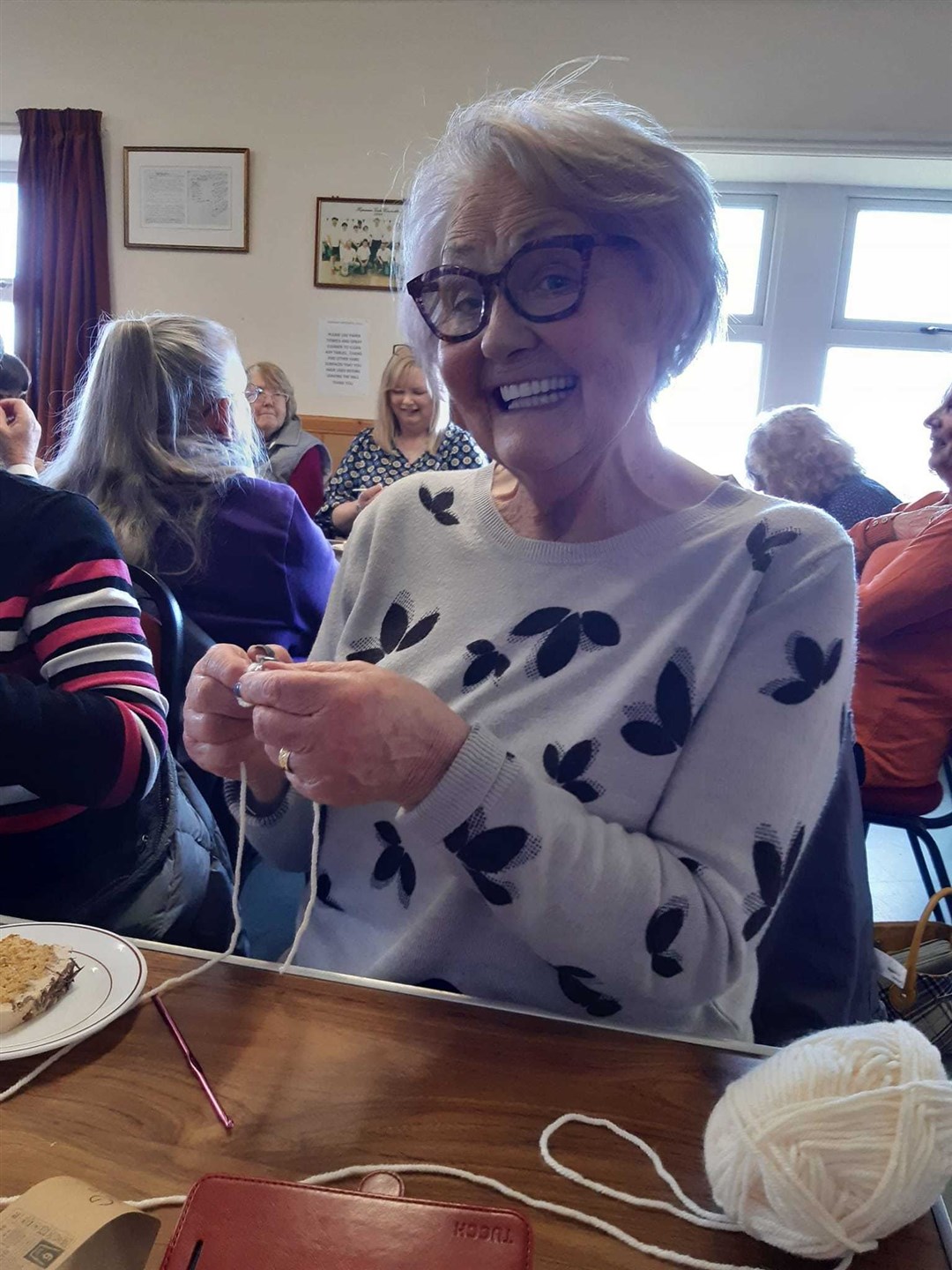 Moray's over 55's took part in a fun, free crochet class.