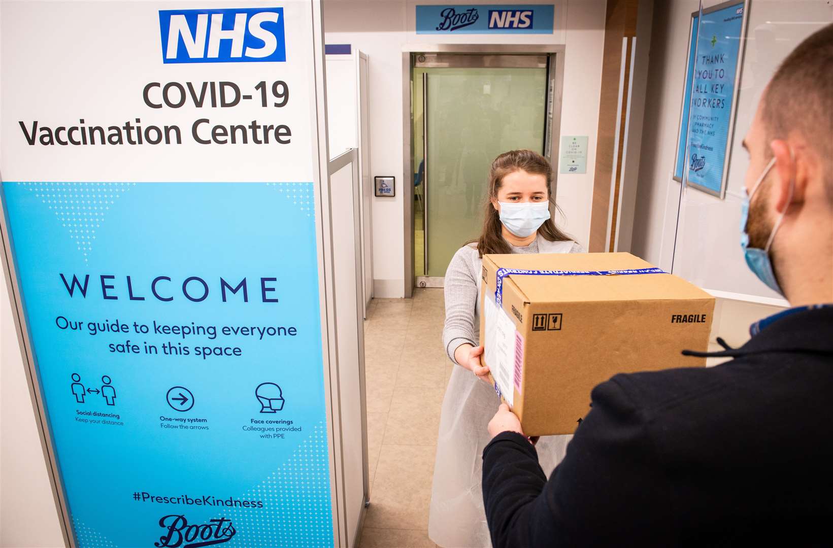 The NHS Covid-19 vaccination centre at Boots, Halifax (Will Johnston/Boots)