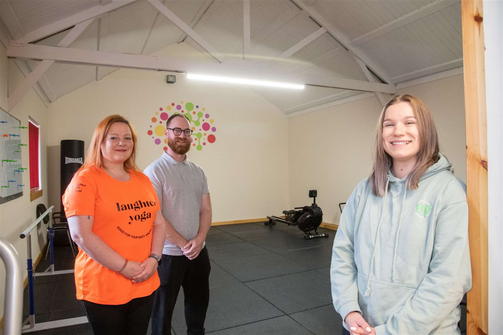 The Project Neuro team. From left; Natalie Gilray, Jonny Fyfe and Mollie Powney .Picture: Daniel Forsyth
