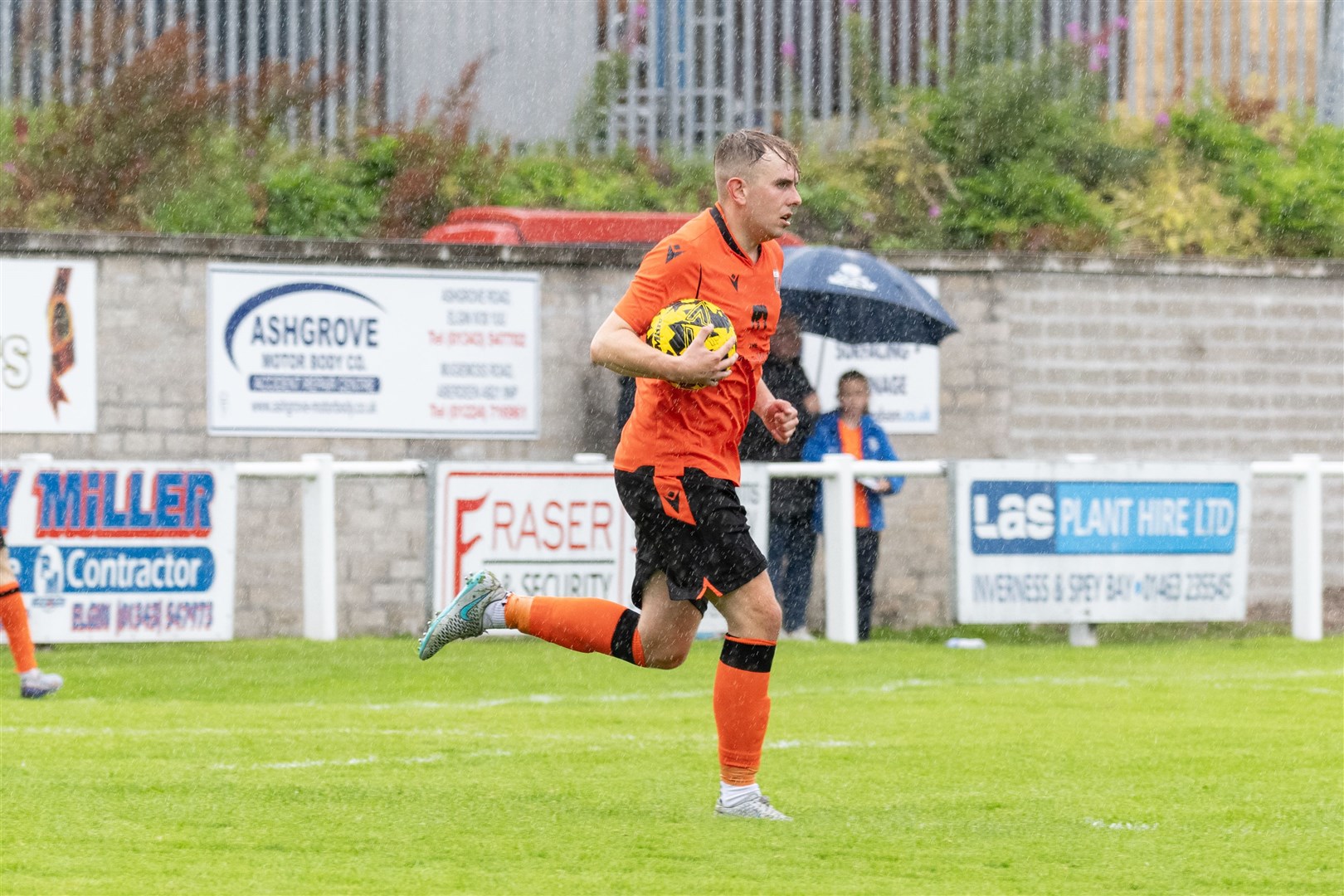 Fraser Robertson in action for Rothes. Picture: Beth Taylor