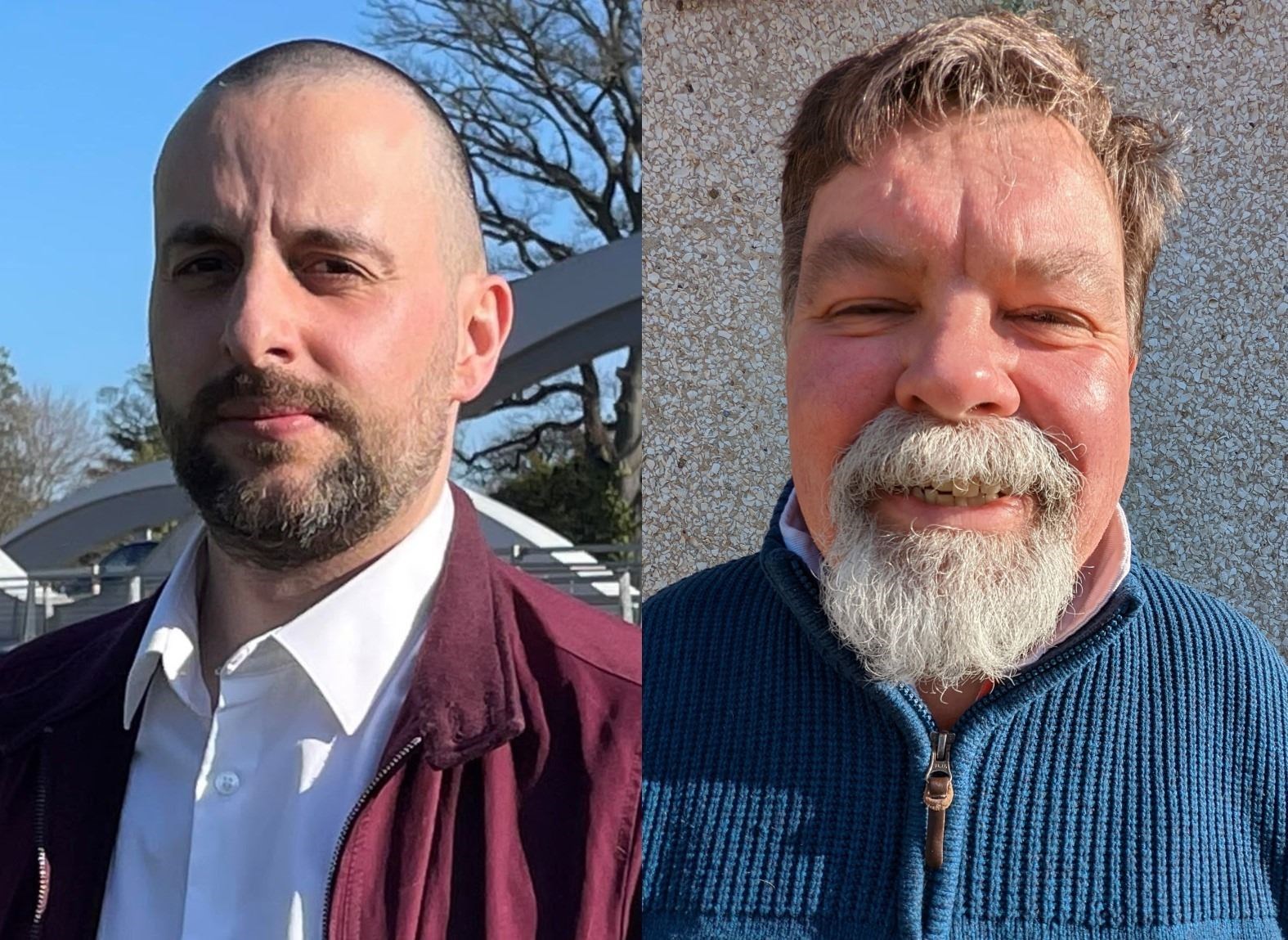 Jérémie Fernandes (left) and Neil Cameron have been selected as new candidates by Moray SNP.
