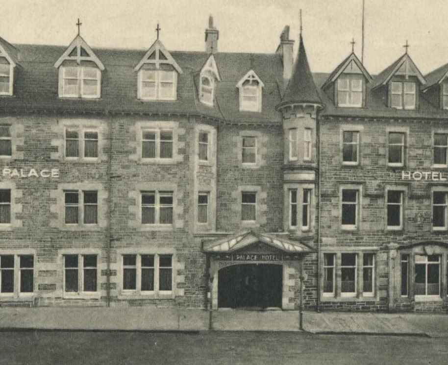 AS WAS: The building was created as a splendid hotel in the great early days of tourism