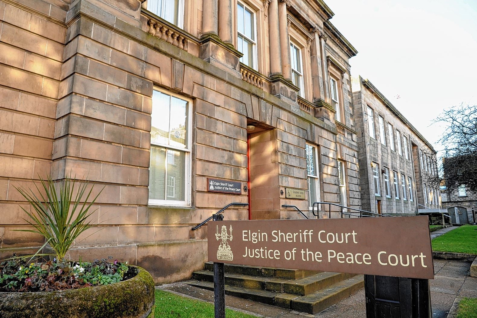 Gordon was sentenced at Elgin Sheriff Court. Picture: Daniel Forsyth.