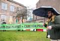 PICTURES: Eco activists rally before Moray Council declares nature emergency