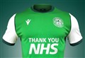 Hibernian Football Club say thank you to NHS for work during coronavirus outbreak with shirt gesture