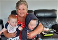 Reunited: Lossie siblings get cuddles from Granny Buckie