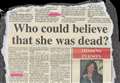 2003 – Who could believe that she was dead?