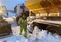 Moray gritters dealing with two metres of snow