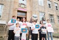 Save Our School staff campaigners protest at Moray Council