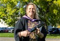 Remote-learner meets lecturers and classmates for first time at UHI Moray graduation ceremony