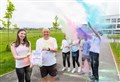Lossiemouth High School pupils raising funds with colour run