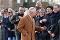 King on first public engagement since release of Harry’s book
