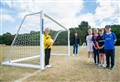 Football nets erected in New Elgin field after fundraising effort