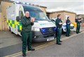 Elgin Ambulance Station crew clap for town's key workers