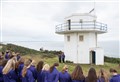 PICTURES: Gordonstoun pupils visit Watcher's Tower to pay respects to Queen
