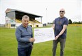 Forres Mechanics donate £1000 to local mental health charities