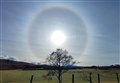 PICTURES: Rare sun halo spotted during frosty Moray morning