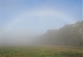 'Rainbow' shows through the fog