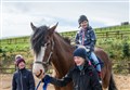 Fun at Mulben horse sanctuary to mark opening of new arena