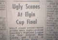 Football violence in Moray 50 years ago this week