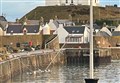 Boat sinks at moorings in Findochty Harbour