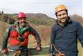 TV star Jack Whitehall drops into Cairngorms zip-wire park