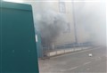 FIRE: more pictures from scene of blaze at Poundland store in Elgin
