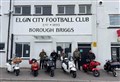 Scooterists visit Borough Briggs as part of SPFL tour