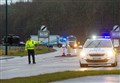 A96 closed west of Elgin after bus crash